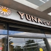 Chữ inox lồng mặt mica YUNA Cafe