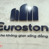 Chữ inox sơn hấp nhiệt và logo Eurostone