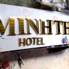 Gia công chữ nổi inox vàng Minh Thư Hotel
