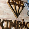 Chữ inox và logo tiệm vàng Kim Đào