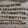 Chữ inox vàng Ủy ban nhân dân xã Nhơn Mỹ