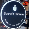 Gia công hộp đèn mica hút nổi Secret’s Perfume