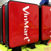 Làm hộp đèn mica hút nổi cho cửa hàng VinMart+