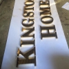 Mẫu chữ inox vàng KINGSTON HOME