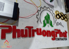 Chữ inox sơn hấp nhiệt PhuTruongPhat