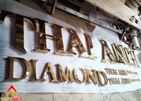 Gia công chữ inox vàng Tiệm Trang Sức Thái Anh Diamond