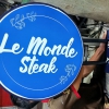 Hộp đèn mica hút nổi Le Monde Steak