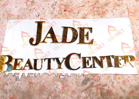 Gia công chữ inox cho Thẩm Mỹ Viện Jade Beauty Center