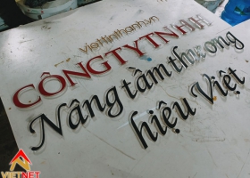 Gia công chữ nổi inox thương hiệu Việt