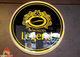 Logo mica hút nổi Cafe Trung Nguyên Legend