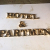 Mẫu chữ inox vàng Hotel & Apartment 