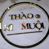 Logo inox vàng Shop Thời Trang Thảo Xí Muội
