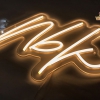 Thực hiện gia công đèn neon sign thương hiệu NBK